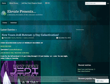 Tablet Screenshot of elevatepresents.wordpress.com