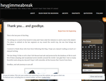 Tablet Screenshot of heygimmeabreak.wordpress.com