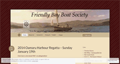 Desktop Screenshot of friendlybayboatsociety.wordpress.com