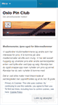 Mobile Screenshot of oslopinclub.wordpress.com