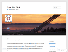 Tablet Screenshot of oslopinclub.wordpress.com