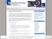 Tablet Screenshot of equalityadvocates.wordpress.com