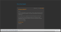 Desktop Screenshot of drewgingrich.wordpress.com
