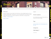 Tablet Screenshot of chrisvond.wordpress.com
