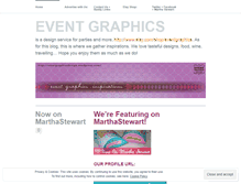 Tablet Screenshot of eventgraphicsdesign.wordpress.com