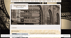 Desktop Screenshot of longphotography.wordpress.com