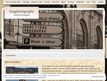 Tablet Screenshot of longphotography.wordpress.com