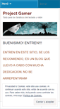 Mobile Screenshot of projectgamer.wordpress.com
