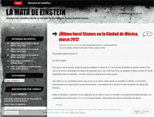 Tablet Screenshot of lamatadeinstein.wordpress.com
