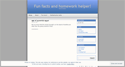 Desktop Screenshot of homworkhelper.wordpress.com