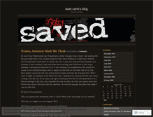 Tablet Screenshot of mattcarte.wordpress.com