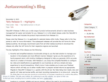 Tablet Screenshot of justaccounting.wordpress.com