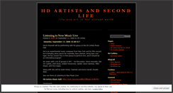 Desktop Screenshot of hdartists.wordpress.com