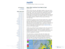 Tablet Screenshot of metpr.wordpress.com