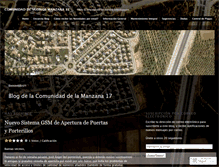 Tablet Screenshot of manzana17.wordpress.com