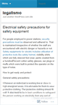 Mobile Screenshot of legalismo.wordpress.com