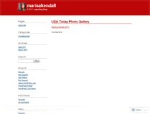 Tablet Screenshot of marisakendall.wordpress.com