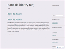 Tablet Screenshot of br.bancdebinaryfaq.wordpress.com