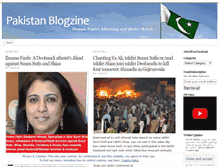 Tablet Screenshot of pakistanblogzine.wordpress.com