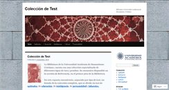 Desktop Screenshot of colecciontests.wordpress.com