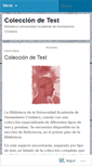 Mobile Screenshot of colecciontests.wordpress.com