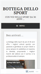 Mobile Screenshot of bottegadellosport.wordpress.com