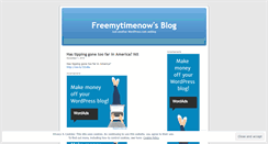 Desktop Screenshot of freemytimenow.wordpress.com