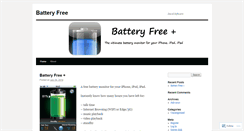 Desktop Screenshot of batteryfree.wordpress.com