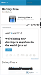 Mobile Screenshot of batteryfree.wordpress.com