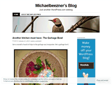 Tablet Screenshot of michaelbeezner.wordpress.com