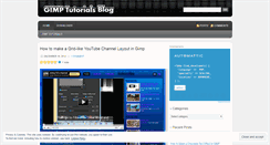 Desktop Screenshot of gimptutblog.wordpress.com