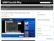 Tablet Screenshot of gimptutblog.wordpress.com