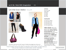 Tablet Screenshot of letitbestyle.wordpress.com