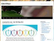 Tablet Screenshot of cotedazurfilm.wordpress.com