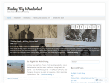 Tablet Screenshot of feedingmywanderlust.wordpress.com