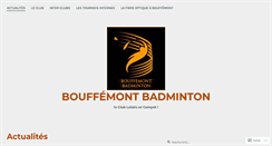 Desktop Screenshot of bouffemontbad.wordpress.com