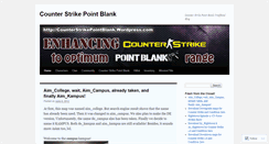 Desktop Screenshot of counterstrikepointblank.wordpress.com