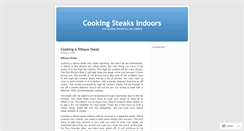 Desktop Screenshot of cookingsteaks.wordpress.com