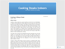 Tablet Screenshot of cookingsteaks.wordpress.com