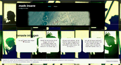 Desktop Screenshot of madinsane.wordpress.com