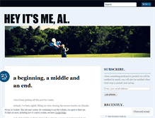 Tablet Screenshot of heyitsmeal.wordpress.com