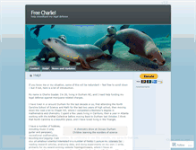 Tablet Screenshot of keepcharliefree.wordpress.com