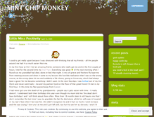 Tablet Screenshot of mintchipmonkey.wordpress.com