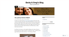 Desktop Screenshot of beckygreg.wordpress.com