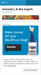 Mobile Screenshot of messiahjandtheexpert.wordpress.com