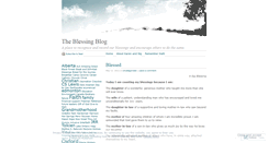 Desktop Screenshot of blessingsblog.wordpress.com