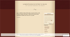 Desktop Screenshot of limestonecountry.wordpress.com