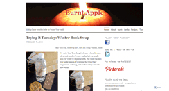 Desktop Screenshot of burntapple.wordpress.com