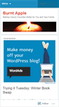 Mobile Screenshot of burntapple.wordpress.com