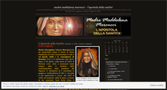 Desktop Screenshot of madremaddalena.wordpress.com